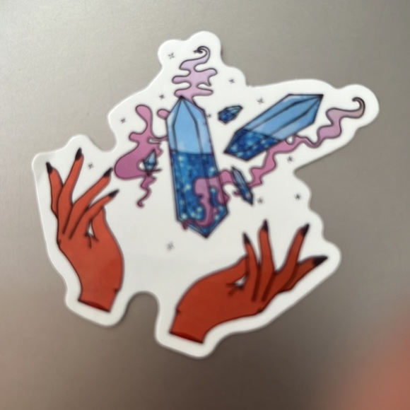 Set of 6 Witchy, Tarot & Crystal Waterproof Stickers - Picture 7 of 7